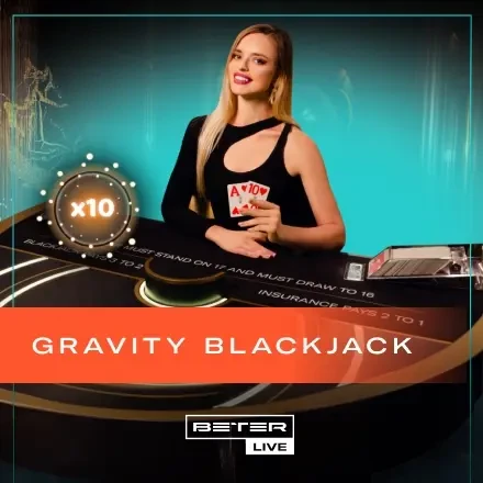 Gravity Blackjack – speel bij LuckyGem